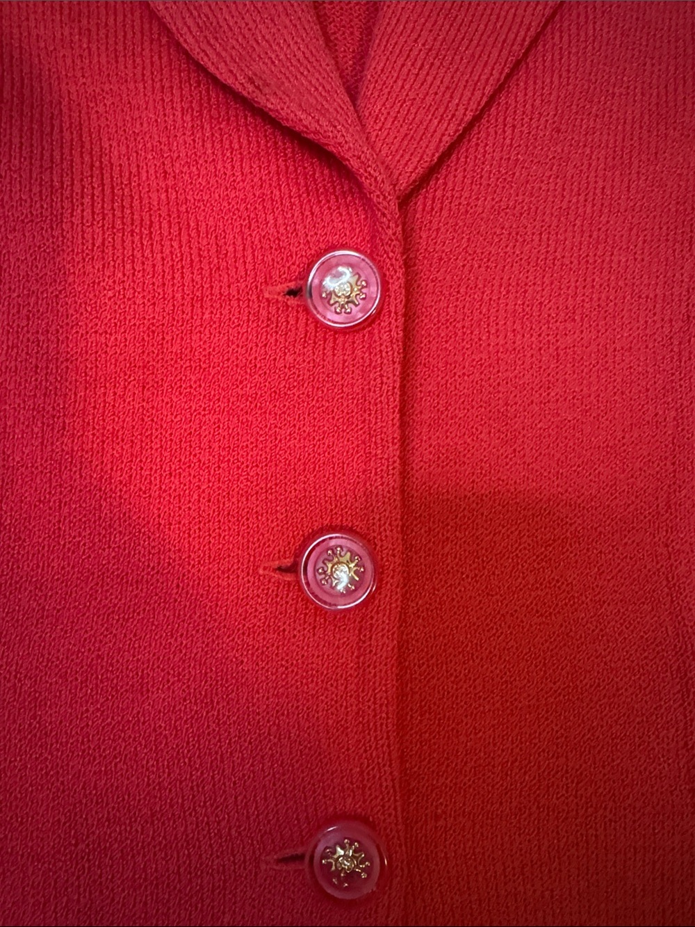 St. John Pink Women’s Fitted Knit Blazer - Picture 11 of 13